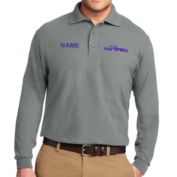 Port Authority® Silk Touch™ Long Sleeve Polo with Pocket - Embroidered Logo ** Add Name for $5! ** Port Authority® Silk Touch™ Long Sleeve Polo with Pocket - Embroidered Logo ** Add Name for $5! ** Thumbnail