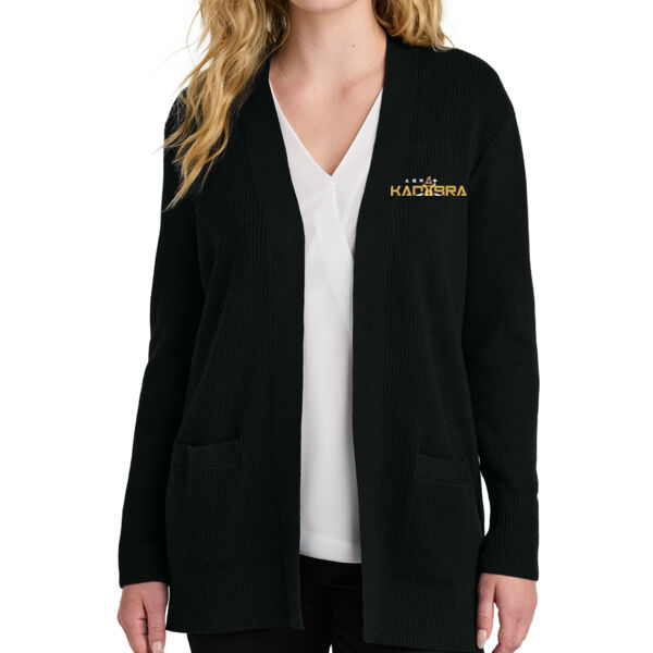 Port Authority® Women’s Easy Care Open-Front Cardigan Sweater - Embroidered Logo Port Authority® Women’s Easy Care Open-Front Cardigan Sweater - Embroidered Logo Thumbnail