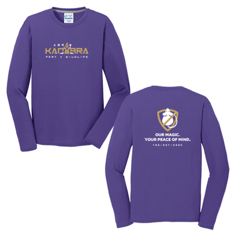 Port & Co™ Long Sleeve Performance Blend Tee - Printed Logos Thumbnail