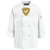 Eight Knot Button Chef Coat with Thermometer Pocket Thumbnail