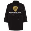 Ten Pearl Button Black Chef Coat Thumbnail