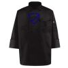 Black Knot Button Chef Coat Thumbnail
